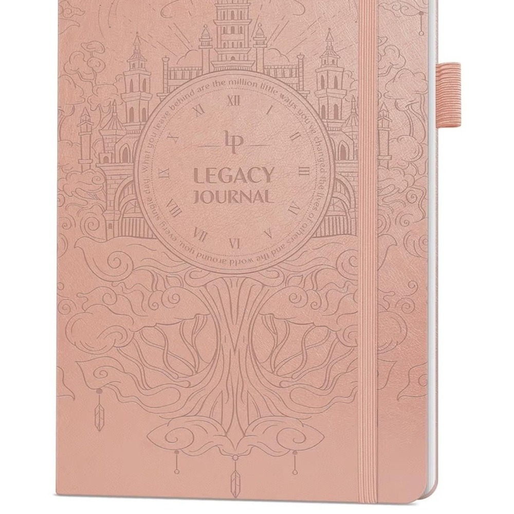 Legacy Memory Journal in Rose Pink